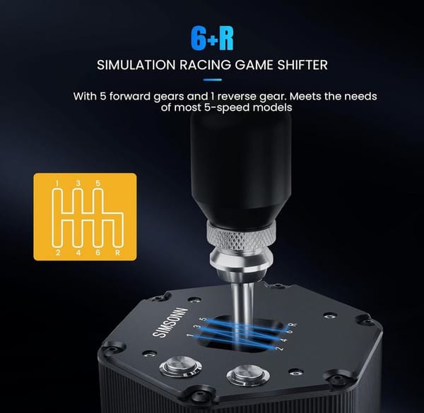 Adding Realism to My Sim Racing Setup: SIMSONN PC USB Simulator Gear Shifter Review